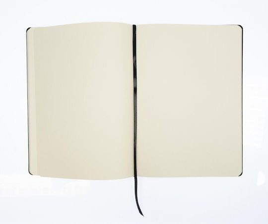 Sketchbook Α4 Μαυρο 140gr 160σελ Λαστιχο Σκληρο Εξωφυλλο Kangaro