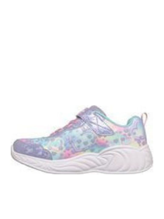 Heart Παιδικά Sneakers με Φωτάκια Λιλά