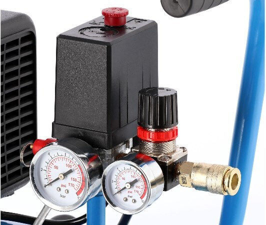 Airpress Μονοφασικό Κομπρεσέρ Αέρος 93dB με Ισχύ 1.5hp και Αεροφυλάκιο 24lt
