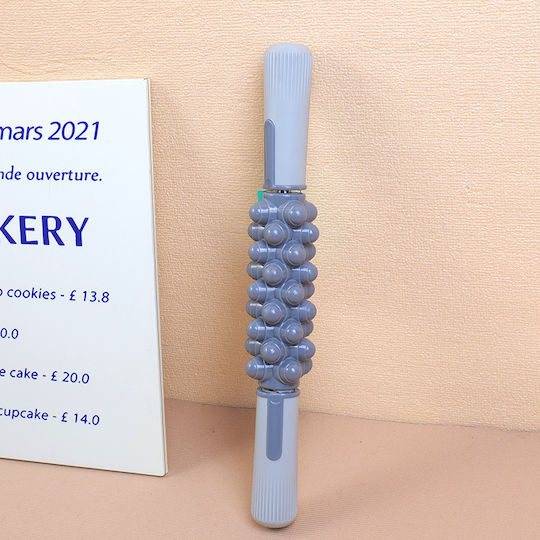 Кръгла Ролка За Масаж Сив 33см