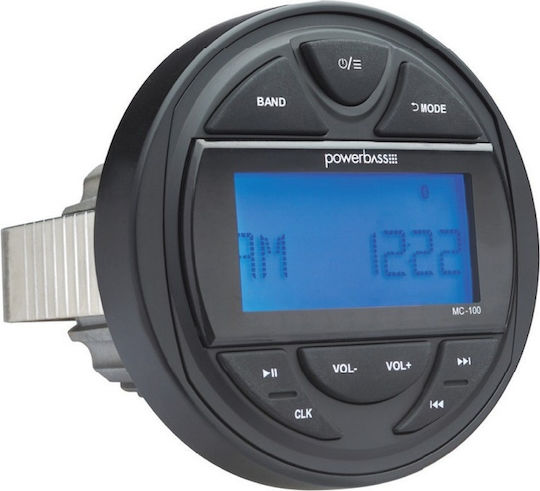 PowerBass Sistem audio pentru barci 20W cu AUX / Bluetooth / USB Negru