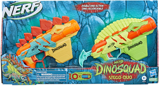 Nerf Launcher Stego Duo Dinosquad for 8+ Years