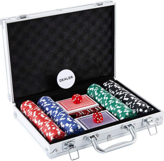 Casino Set von 200 nummerierten Pokerchips