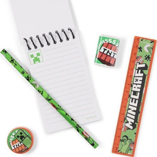 Minecraft Stationery Set 5pcs 12 Τεμ