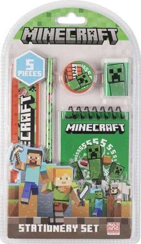 Minecraft Stationery Set 5pcs 12 Τεμ