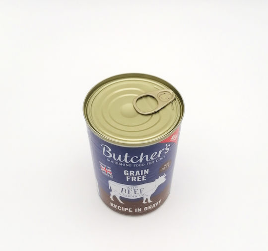 Butcher's Pet Care Original Recipe Wet Food Dogs in Cans with Beef Grain-Free & Gluten-Free 400gr