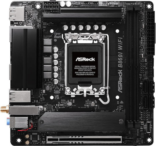 ASRock B860 Lightning WiFi Motherboard ATX with Intel 1851 Socket