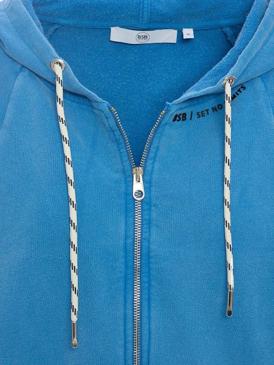 Women's Hooded Turquoise Sweatshirt