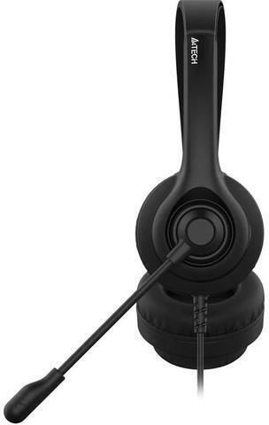 A4Tech HU-8 On Ear Multimedia Headset with Microphone and USB-A Connection