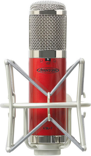 Avantone Pro CK-7+ Microfon Condensator XLR Montat pe amortizoare pentru Vocale în Culoarea Red