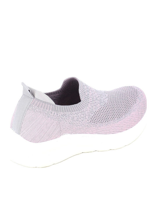 Slip-On-uri Pentru Femei Gri 249/92507_GRI