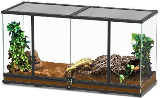 Aquatlantis Терариум За Влечуги Черен 118x45x75см