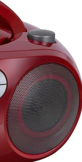 Blaupunkt Boombox Φορητό Ηχοσύστημα με CD / MP3 / USB / Ραδιόφωνο Κόκκινο