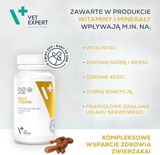 VetExpert Multivitamin Πολυβιταμίνες Σκύλου σε Δισκία 30 tabs για Ενίσχυση Οργανισμού