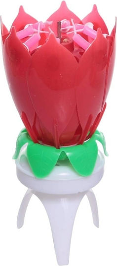 Magic Flower Candle Red Lumea