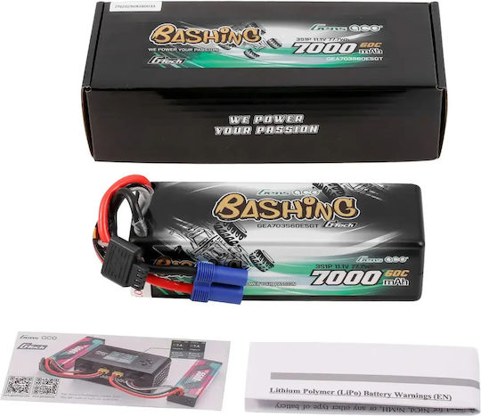 Gens Ace Bashing Μπαταρία Li-Po 11.1V 7000mAh 60C 3S EC5 για Τηλεκατευθυνόμενο