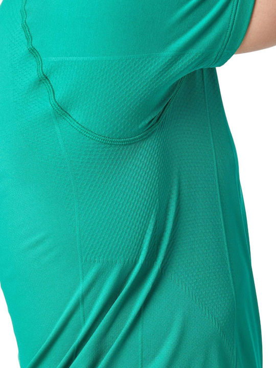 Wilson Team Seamless Crew WM00282411GNA Men's Green Blouse