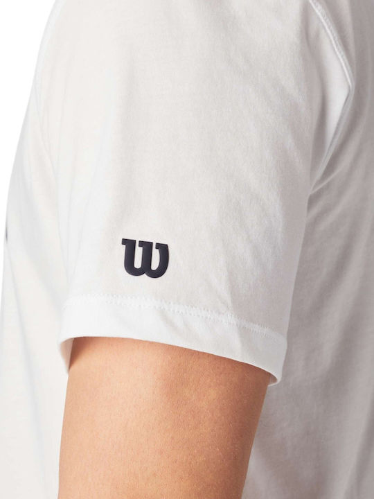 Wilson Team WM00290511WTA Ανδρική Μπλούζα Λευκή