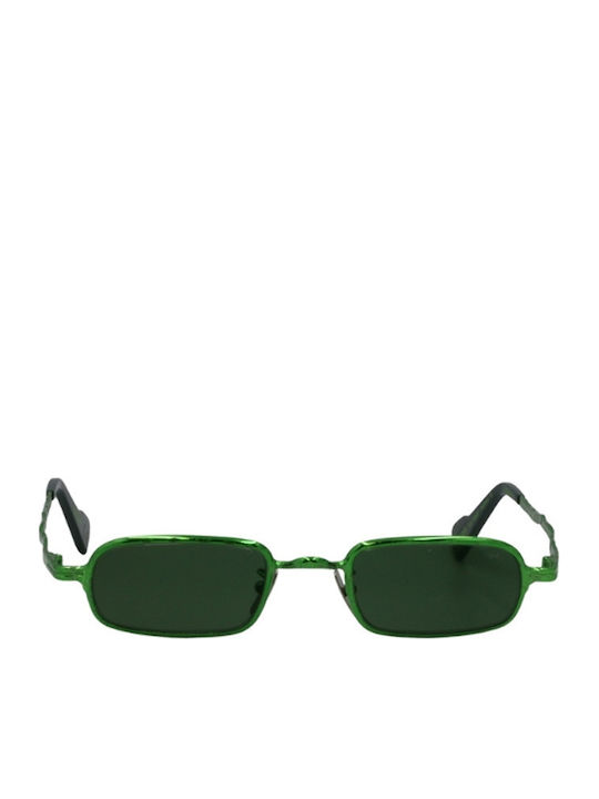 Kuboraum Z18-hb/f Sonnenbrillen Grüne mit Metallischem Rahmen Kuboraum Z18-hb/f Sonnenbrillen Grüne mit Metallischem Rahmen