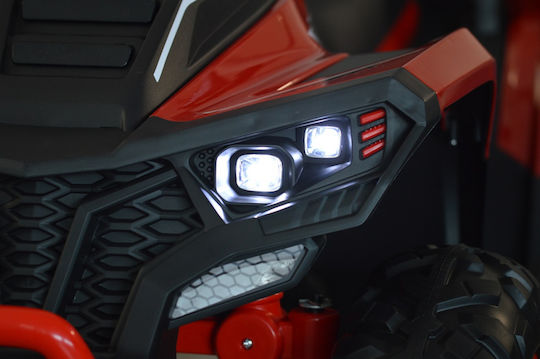 Motocicletă Cu 4 Roți Electrică Pentru Copii 12 Volți Gri Pentru 3+ Ani