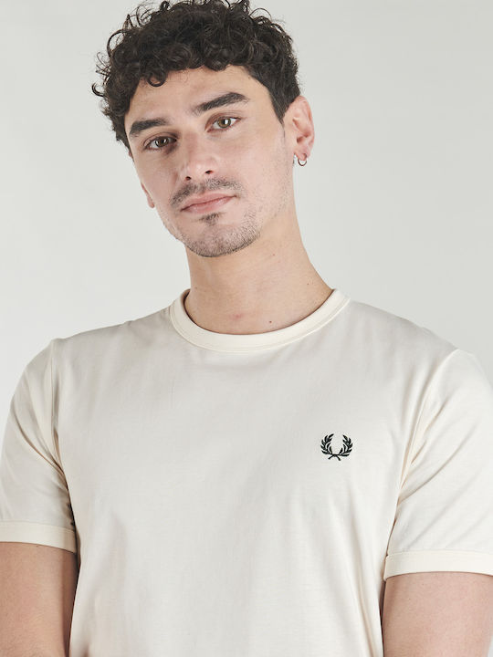 Ringer T-shirt Beige