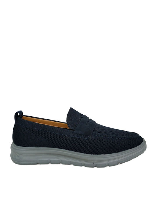 Men's Moccasins in Blue Colour