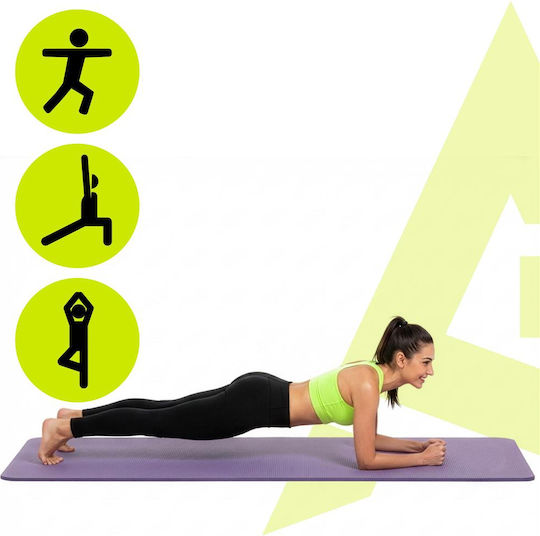 Sersimo Trainingsmatte Yoga Lila (183x61x2cm)