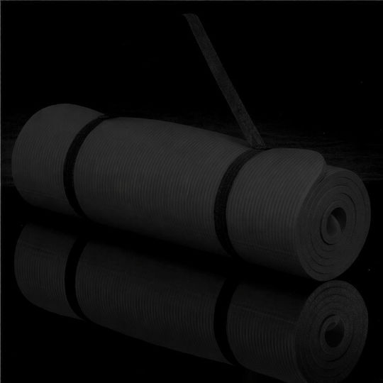 Sersimo Trainingsmatte Yoga Schwarz 183x61x2cm