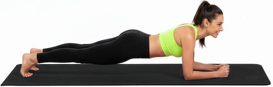 Sersimo Trainingsmatte Yoga Schwarz 183x61x2cm