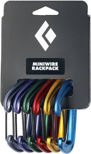 Black Diamond MiniWire Rackpack Καραμπίνερ 6τμχ