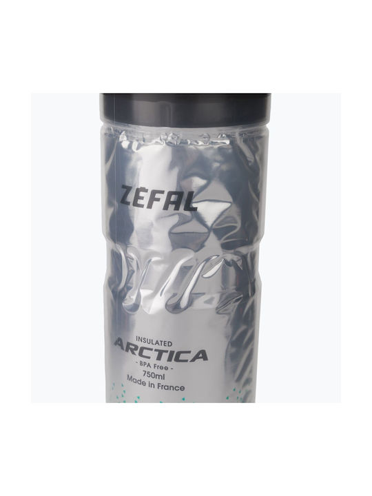 Zefal Παγούρι Πλαστικό 750ml Ασημί