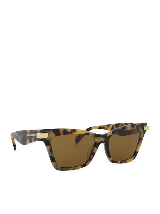Michael Kors Grand Cayman Grand Cayman Γυναικεία Γυαλιά Ηλίου με Καφέ Κοκκάλινο Σκελετό και Καφέ Φακό MK2276U 393073