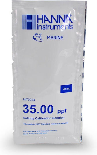 Hanna Τest Νερού Ενυδρείου 35.00ppt Salinity Calibration Solution 20ml
