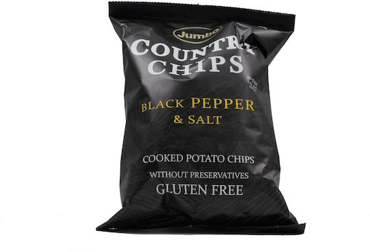 Ohonos Snack Chips Jumbo Country με Αλάτι & Πιπέρι Χωρίς Γλουτένη 150gr