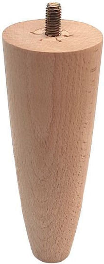 JGS S.A. Wooden Furniture Leg 18.5cm Beige