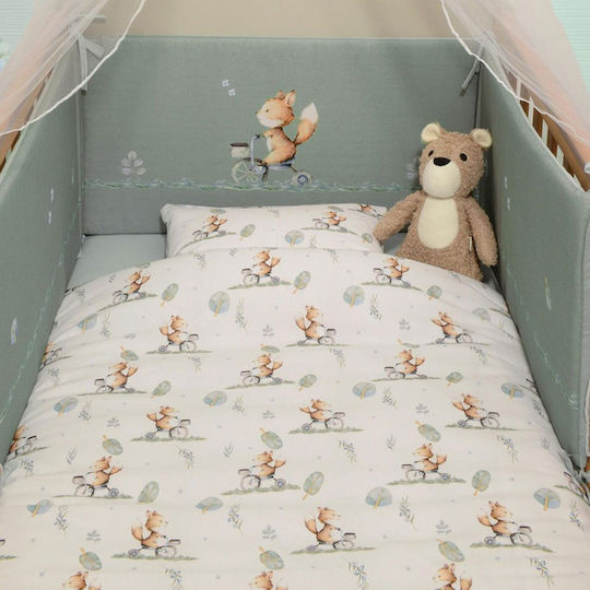 Baby Oliver Baby Crib Bedding Set Mint
