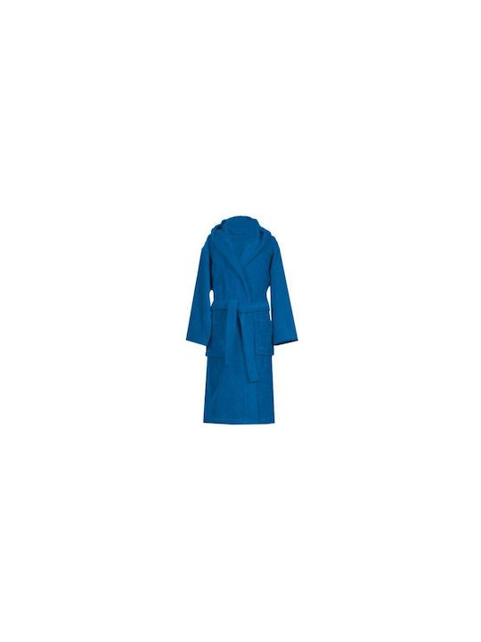 Nima Παιδικό Μπουρνούζι Wizard Light Blue με Κουκούλα