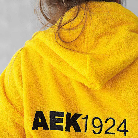Palamaiki Kids Hooded Bathrobe Yellow