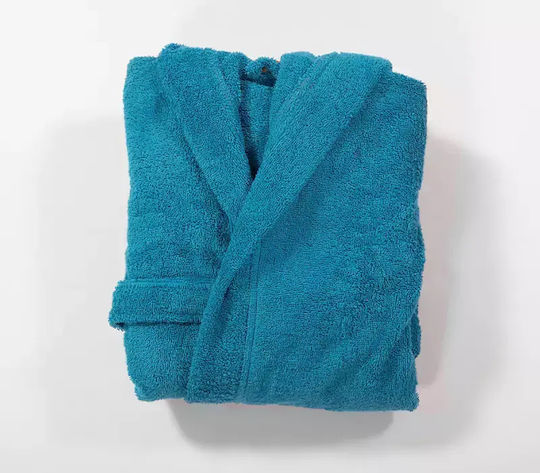 Nef-Nef Homeware Kids Hooded Bathrobe Junior Kids-20 Petrol