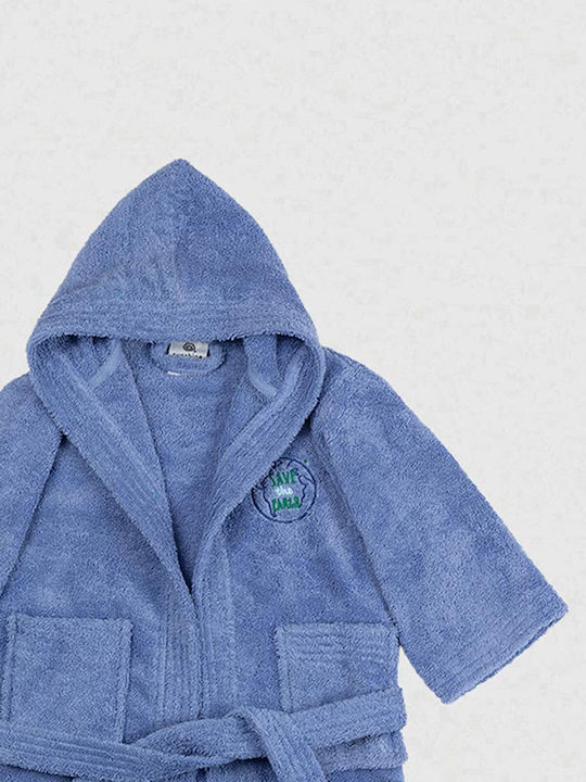 Sunshine Kids Hooded Bathrobe Blue