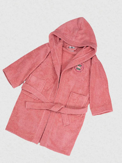 Sunshine Kids Hooded Bathrobe Coral