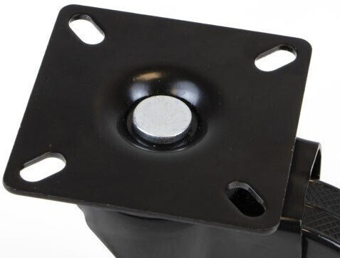 Emuca Furniture Wheel made of Plastic in Black Color 5cm 4pcs