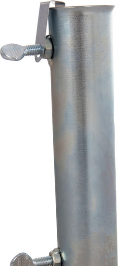 HomeMarkt Umbrella Stand made of Cement with Regulator in Gray Color 52x52cm Φ52