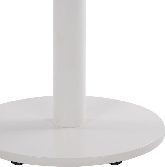 HomeMarkt Table Stand made of Metal with Regulator White 45x45x72cm