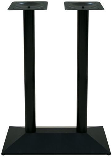 Woodwell Πυραμίδα Βάση Τραπεζιού Μπαρ Μαύρο 73x40x108cm