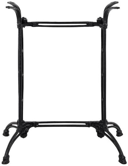 HomeMarkt Bar Table Base made of Cast Iron in Black Color 50x78x104cm