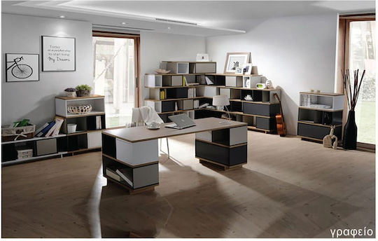 Woodwell Module made of Wood Sonoma 150x30x10cm