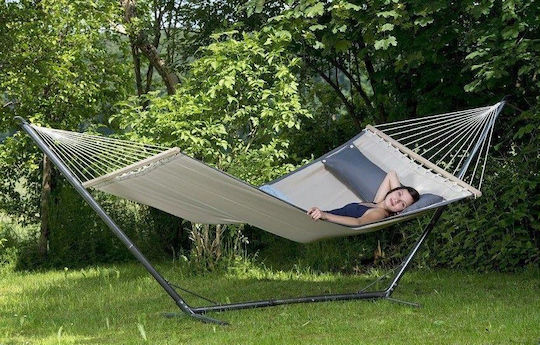 Amazonas Sumo Grande Hammock Stand made of Metal in Silver Color 380x132x107cm