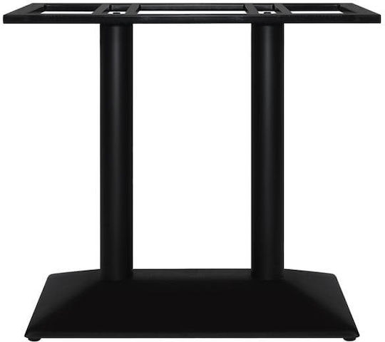 Freebox Tischständer aus Metall Black 70x38x72cm