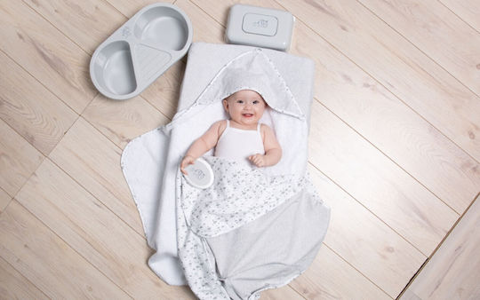 Bebejou Baby-Badetuch mit Kapuzen 75cm